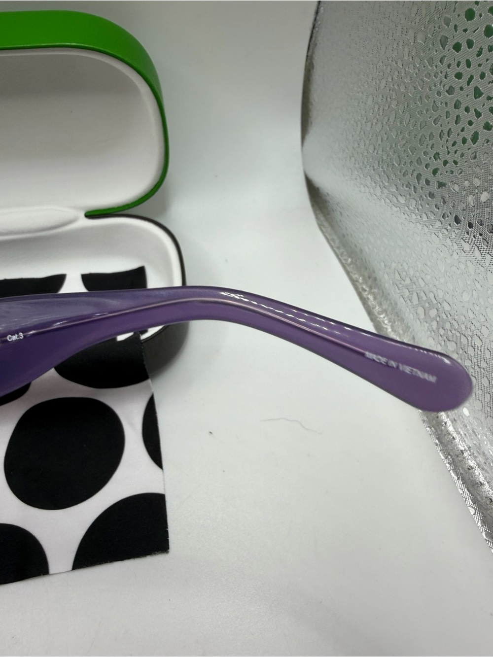 kate spade Lavender/Purple Cat-Eye Sunglasses - Picture 8 of 10